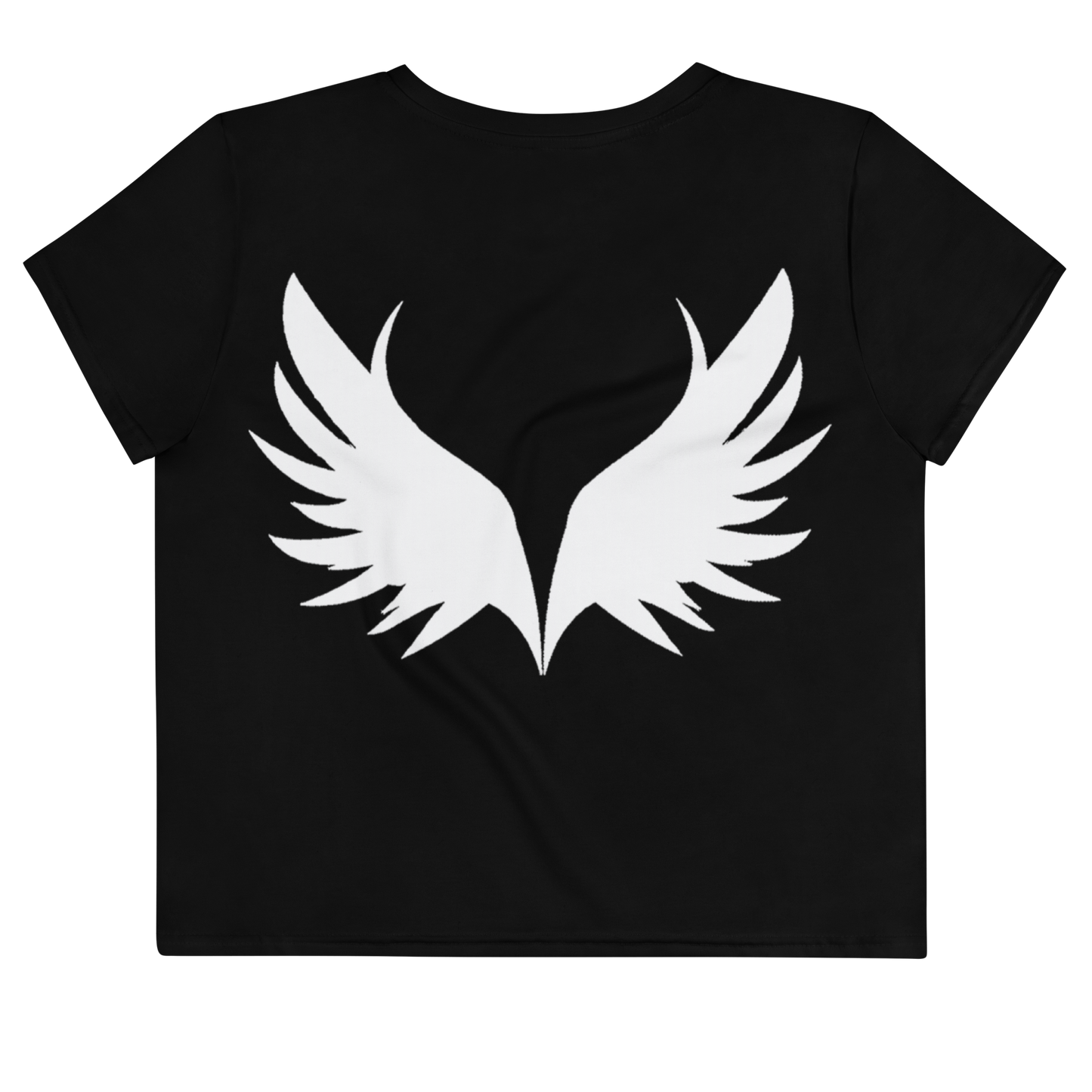 UNSYN Crop Top, WHITE Logo print