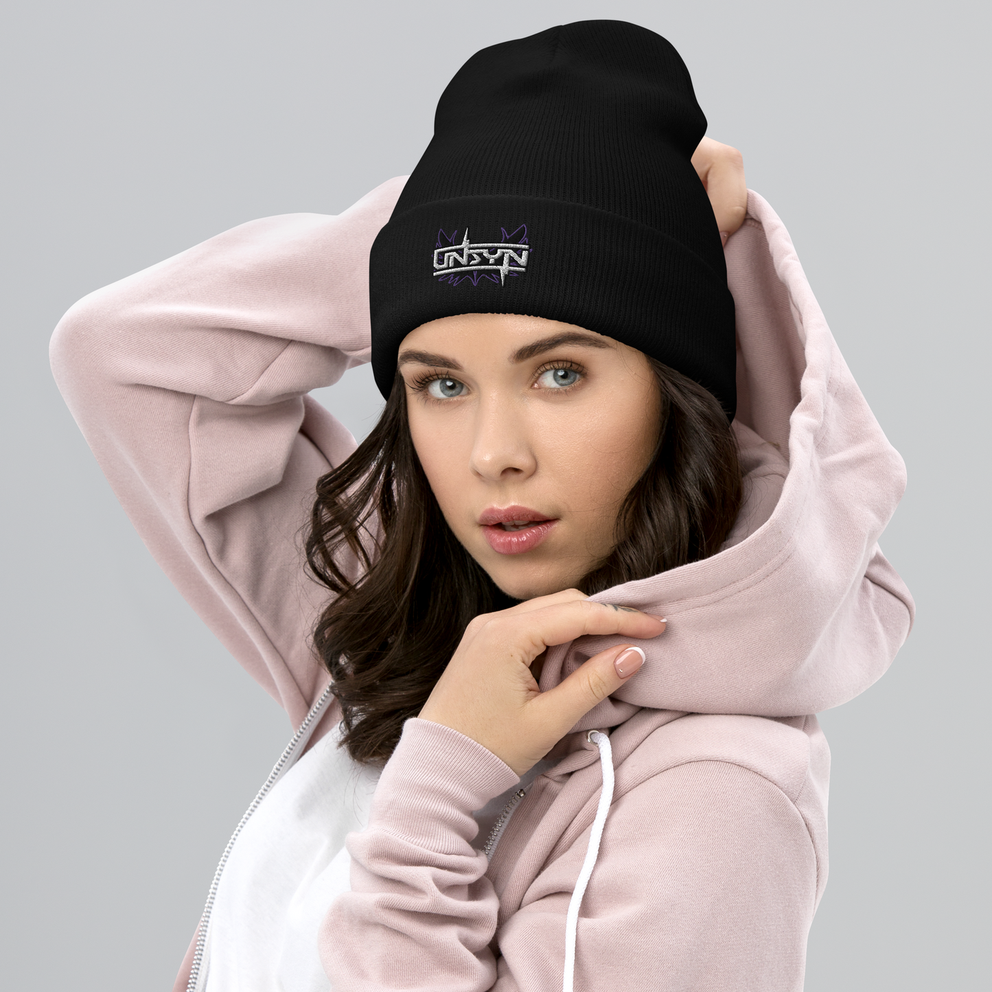 UNSYN Beanie - from Yupoong with embroidered (gestickt) logo