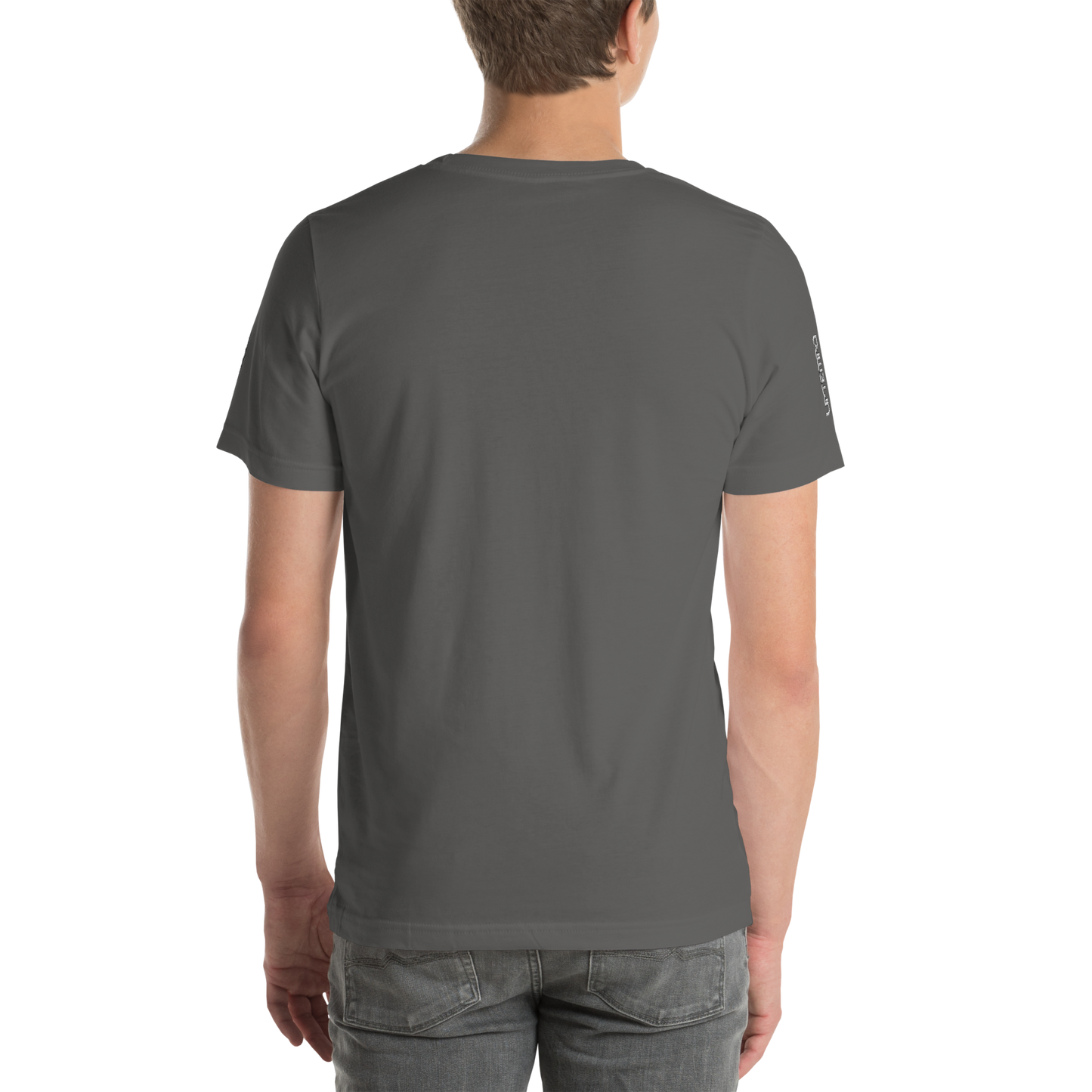 UNSYN Regular T-Shirt, 100% Cotton, UNISEX, embroided (gestickt) logo, front left