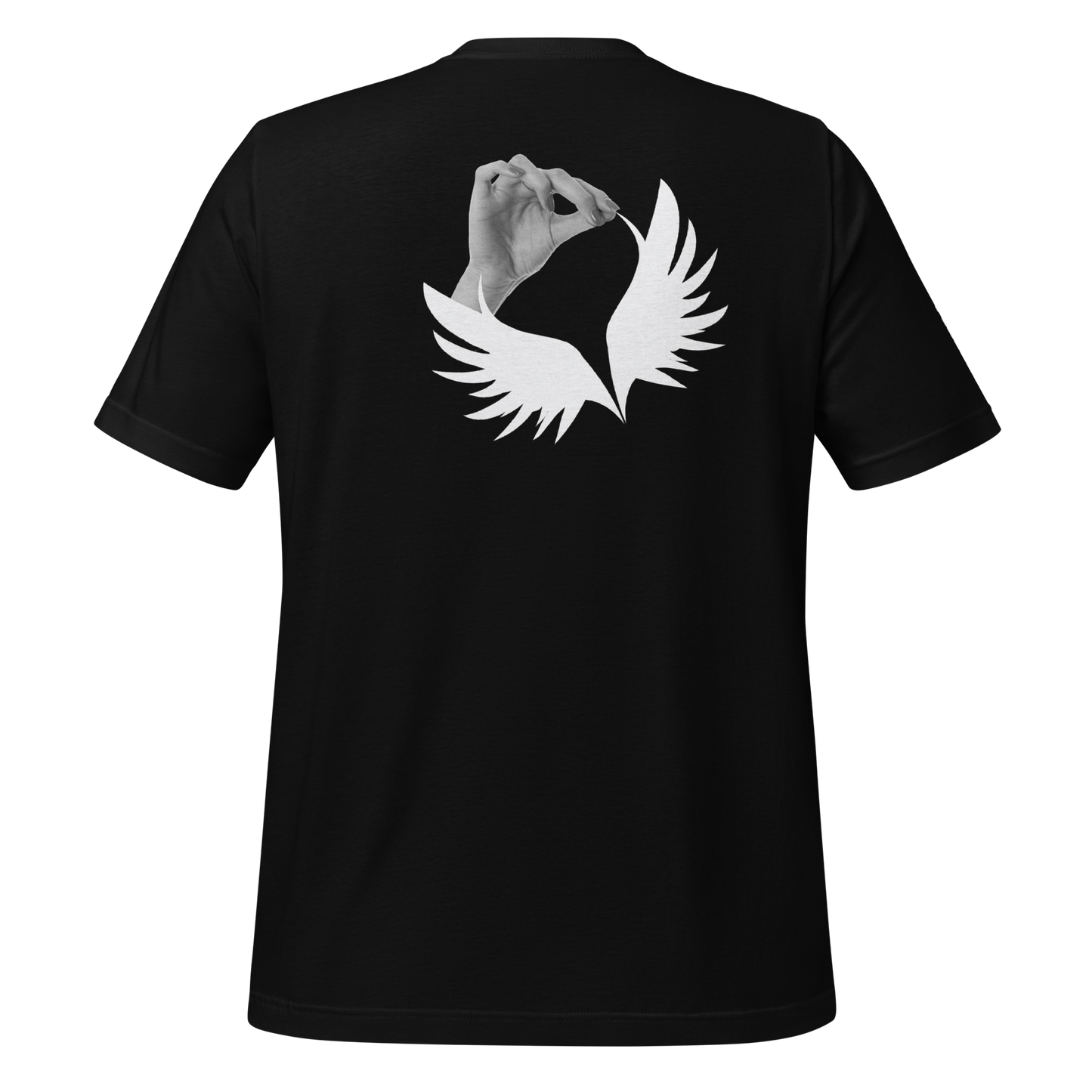 SALTYSYN LIMITED EDITION T-Shirt, 100% Cotton, UNISEX, WHITE embroided (gestickt) logo & print