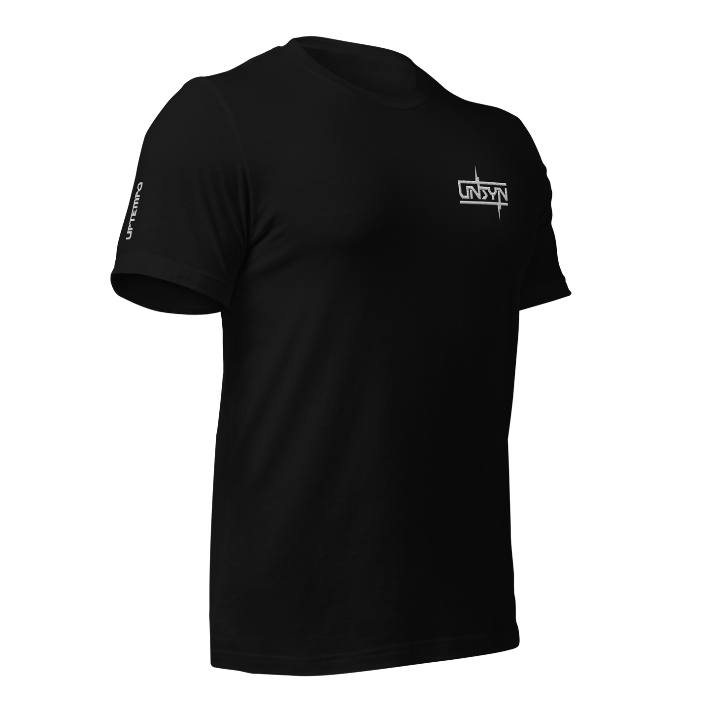 UNSYN Regular T-Shirt, 100% Cotton, UNISEX, embroided (gestickt) logo, front left