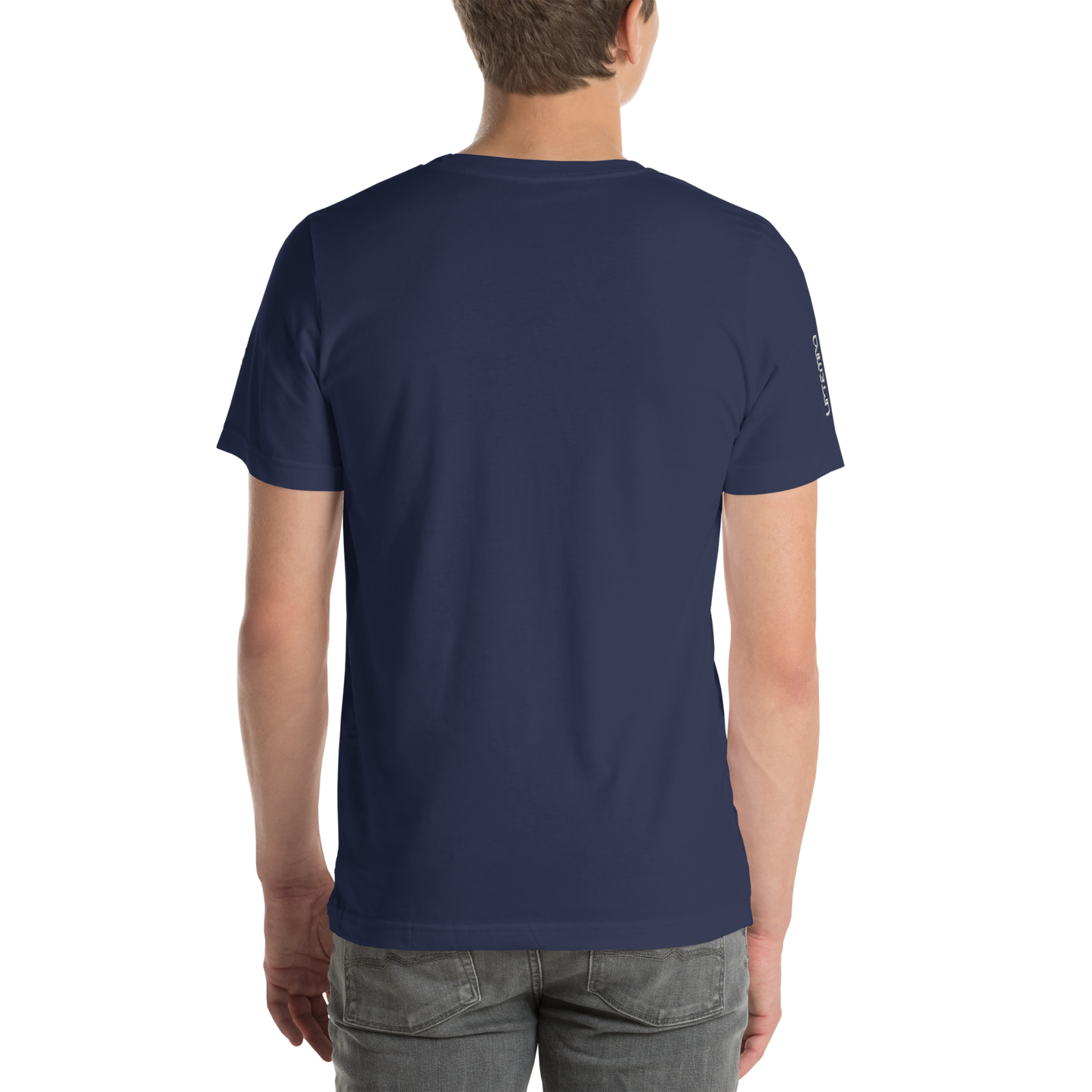 UNSYN Regular T-Shirt, 100% Cotton, UNISEX, embroided (gestickt) logo, front left