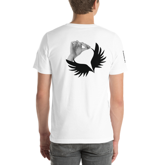SALTYSYN LIMITED EDITION T-Shirt, 100% Cotton, UNISEX, BLACK embroided (gestickt) logo & print