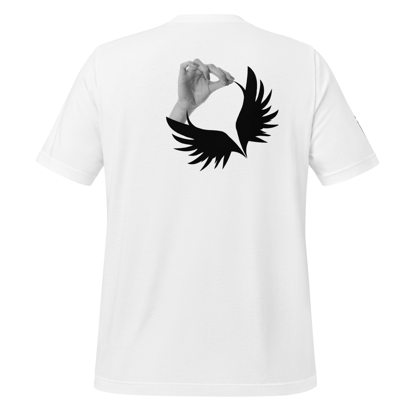 SALTYSYN LIMITED EDITION T-shirt, 100% katoen, UNISEX, ZWART geborduurd (gestickt) logo &amp; print